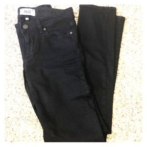 Paige black skinny jeans size 27